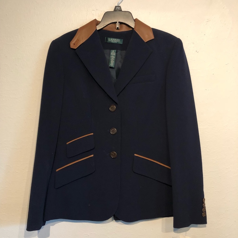 Ralph Lauren Petite Navy Blazer